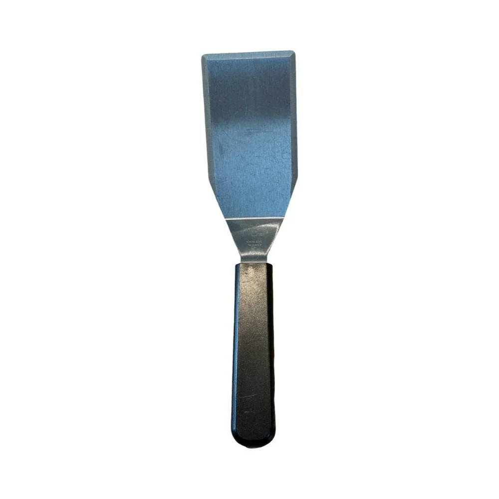 Pampered Chef Serving Spatula Stainless Steel Black Handle Brownie Turner 11